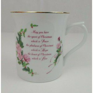 Designed & Hand Painted Papel Japan Friendship Floral Coffee Cup